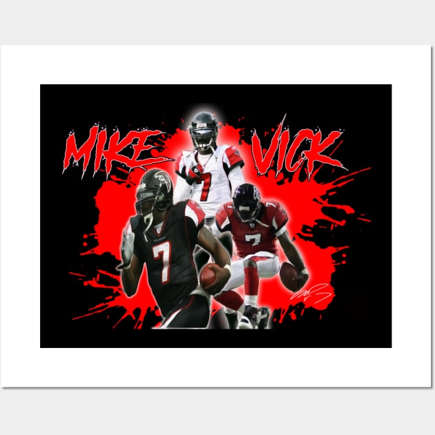 Mike Vick Wall Art by Deon_Hill_Draws